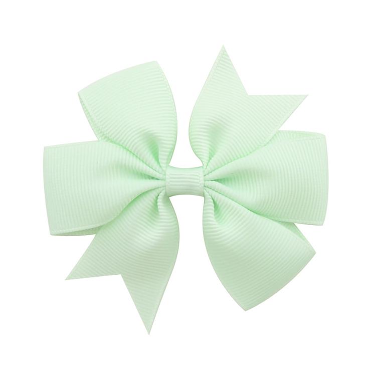 Hot Sale Solid Color Ribbon Fishtail Bow Hair Clip 40 Colors Children's Hair Clip Hair Accessories