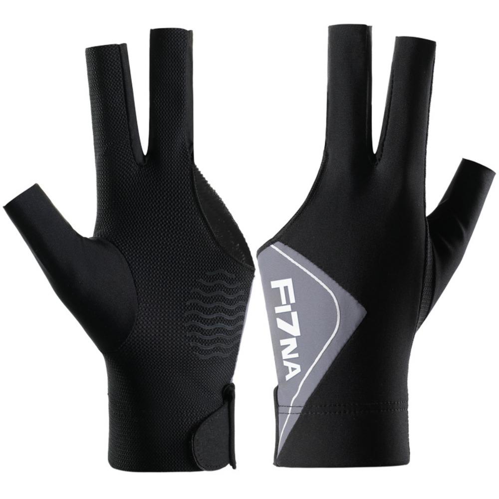 Перчатки на три пальца для левой руки, быстросохнущие, перчатка для снукерного кия, перчатки для бильярда, бильярдные аксессуары