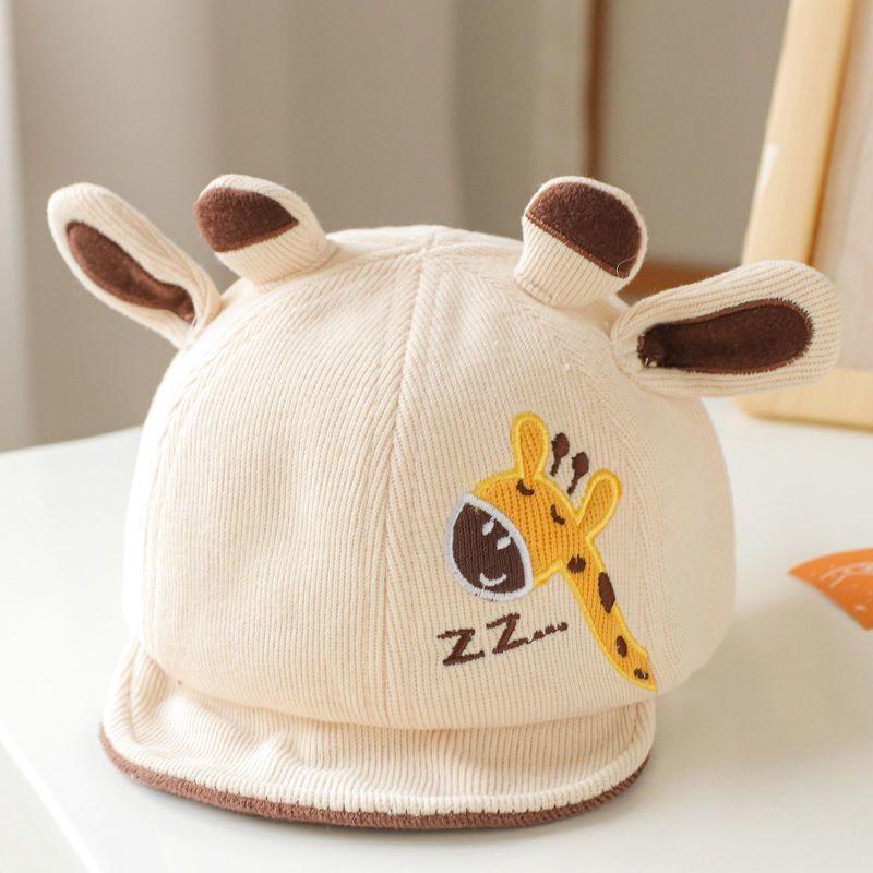 Giraf Deer Antler Baby Baseball Cap For Spring Autumn Sun Protection