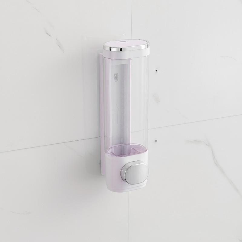 1 шт. Настенный дозатор для мыла без сверления, для ванной комнаты, шампуня, кондиционера, с насосом для душа, ручной, дозатор для жидкого мыла