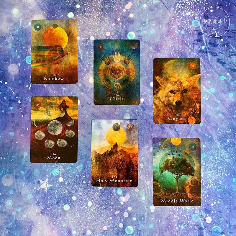 64 шт., колода карт мистического шамана-оракула, английское загадочное Таро для гадания судьбы