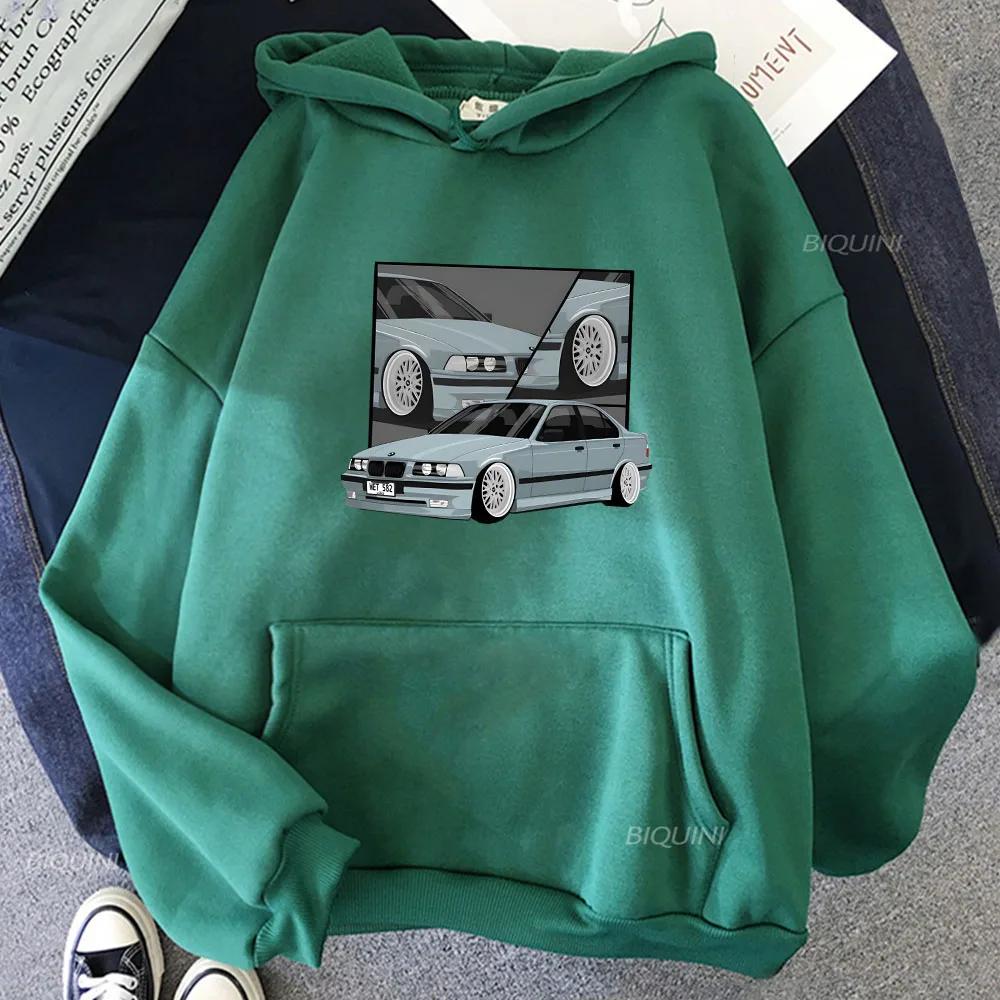 Толстовки с принтом автомобиля и графикой, распространенные уличные мужские повседневные толстовки, осенняя флисовая одежда, мягкие удобные пуловеры с капюшоном