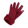 Women Thicken Winter Warm Plus Velvet Driving Mittens Touch Screen Gloves Skiing Gloves