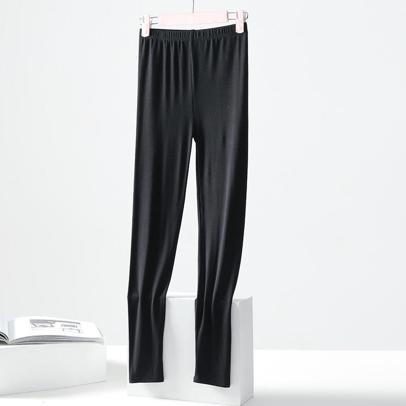 Autumn Elastic Modal Slim-fit Women's Base Pants for Elderly