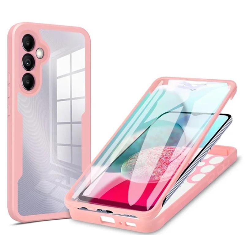 Двойной мягкий силиконовый чехол с поворотом на 360 градусов для Samsung Galaxy A54 A14 A04S A23 A33 A53 S21 S22 S23 Xiaomi Redmi Note 12 iPhone 15 14 13 12 11 Pro Max