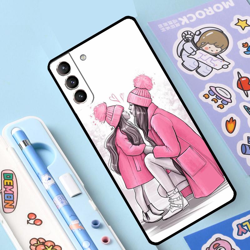 Модный чехол «Супер мама» для Samsung Galaxy S23 S22 S21 Ultra S20 FE S9 S10 Note 10 Plus Note 20 Ultra, полное покрытие