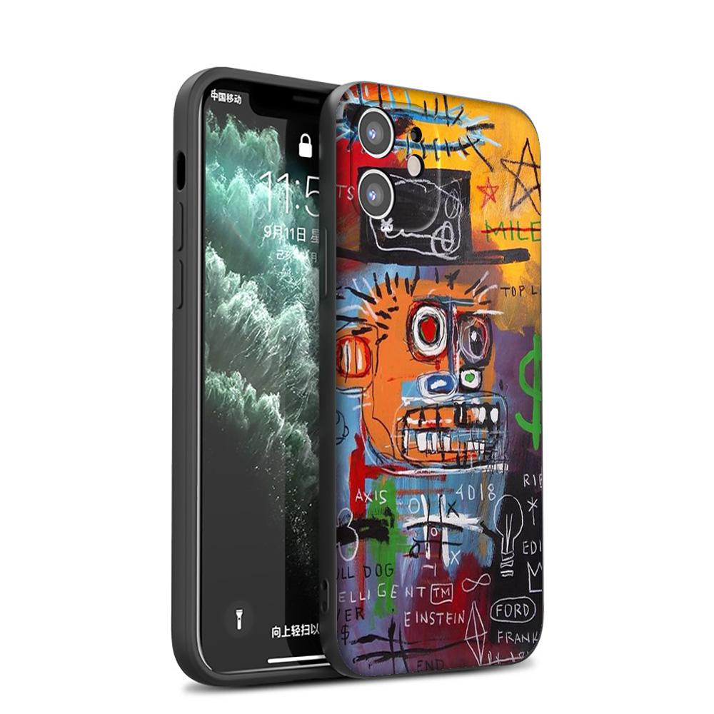 GX103 Жан-Мишель Баския, мягкий силиконовый чехол для iPhone 13 12 Mini 11 Pro XS Max XR X 8 7 6 6S Plus 5 5S SE 2020