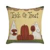 Halloween Horror Pumpkin Print Pattern Cushion Cover Home Living Room Sofa Decoration Throw Pillow Cover 45x45cm