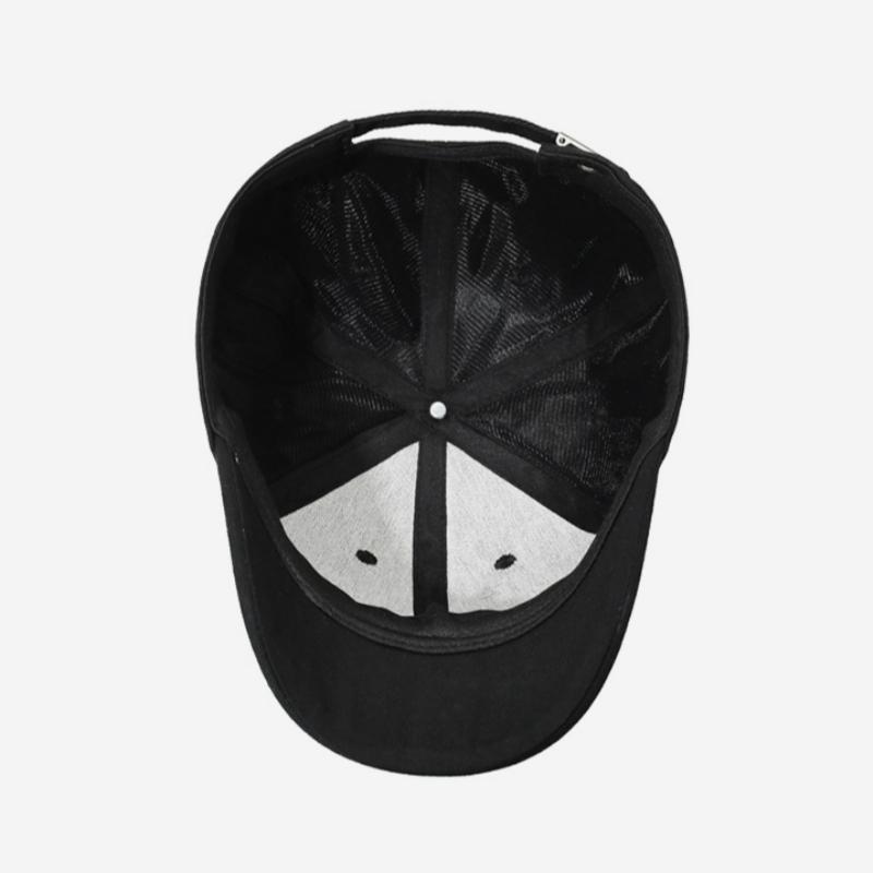 NORTHWOOD New Short Brim Cloth Label Letter Hip Hop Baseball Cap for Men and Women Versatile Summer Outdoor Baseball Hat
