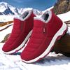 Женские зимние ботинки с флисовой подкладкой, зимние мужские теплые водонепроницаемые ботинки без застежек, короткие теплые ботинки для активного отдыха