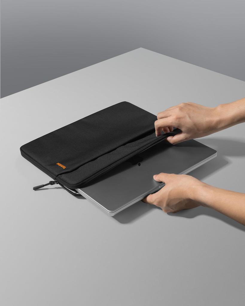 tomtoc Slim Laptop Case for MacBook Air MacBook Pro Slim Compatible with inch Surface Pro Black 13-inch M5/M4/M3/M2/M1 2026-2018 / 13-inch 2023-2016,