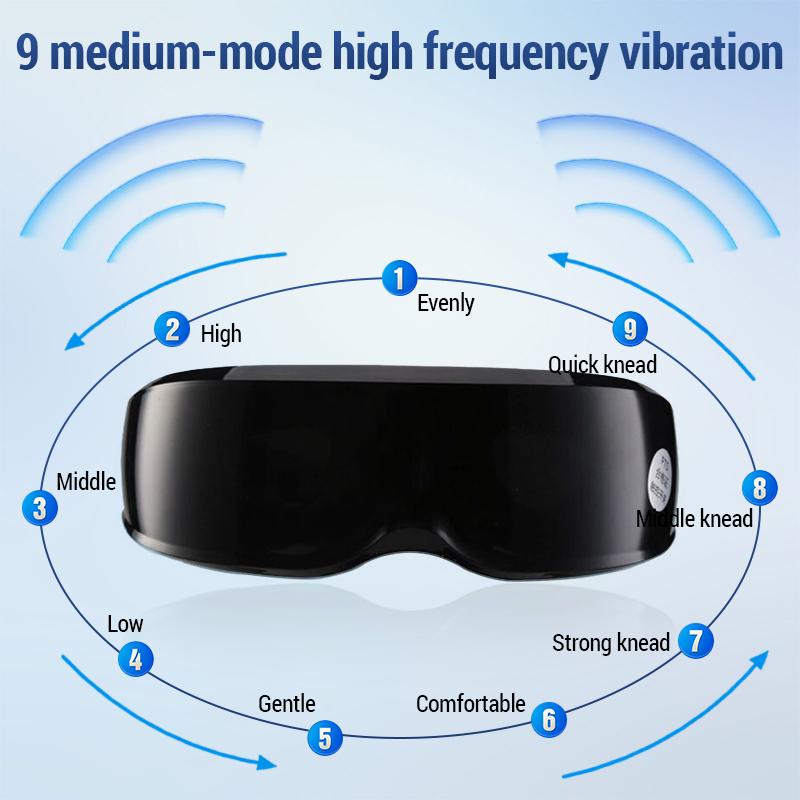 9 режимов массажер для глаз магнитная терапия вибратор умный инструмент для массажа глаз удаление снимает усталость массаж глазного яблока забота о здоровье