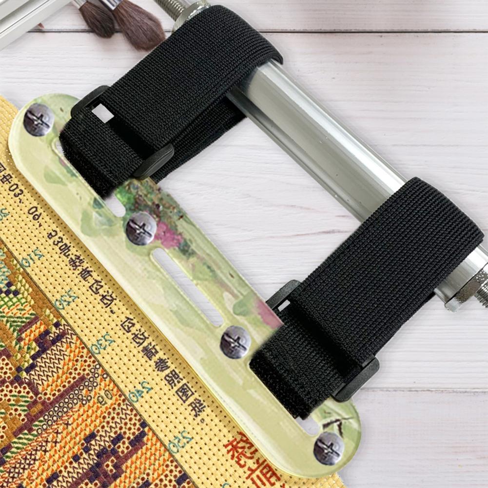 Акриловые боковые зажимы для вышивки крестом для демонстрации вышивки крестом на холсте с инструментом для натяжения бинта, отверткой