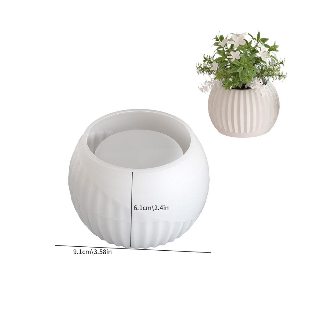 Sturdy Silicone Vase Mould Set Accessory for Resin Plaster Craft Supplies Flower Pots Making Set for Home Decoration