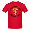 Its Pizza Time All The Time Flattering For All Body Types Tshirt Japanese Style Lazy Atmosphere Tees