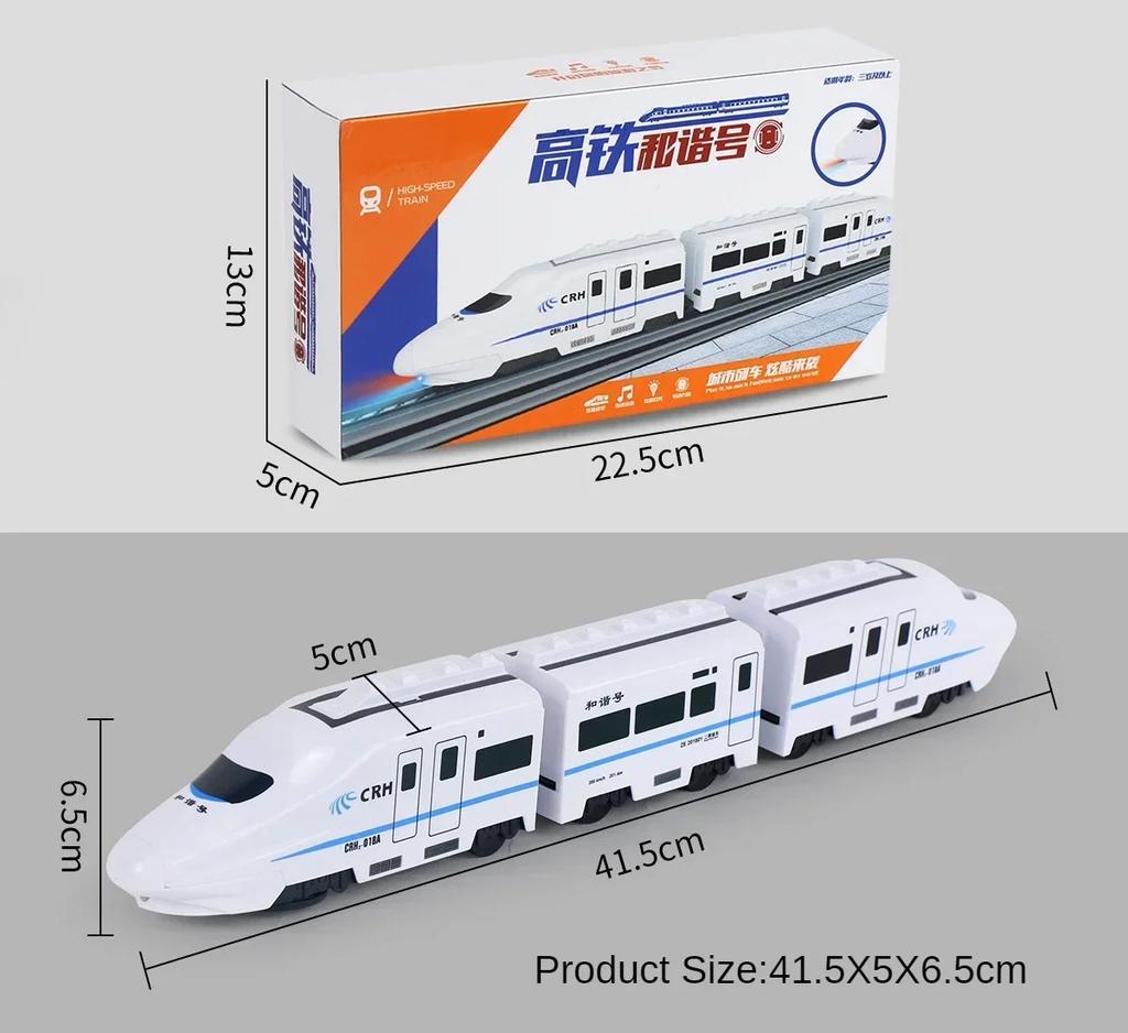 Electric Universal Simulation High Speed Railway Harmony Train Toy Children's High-Speed Railway Bullet Train