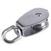 304 Stainless Steel Single Wheel Swivel Pulley Block Lifting Rope M32