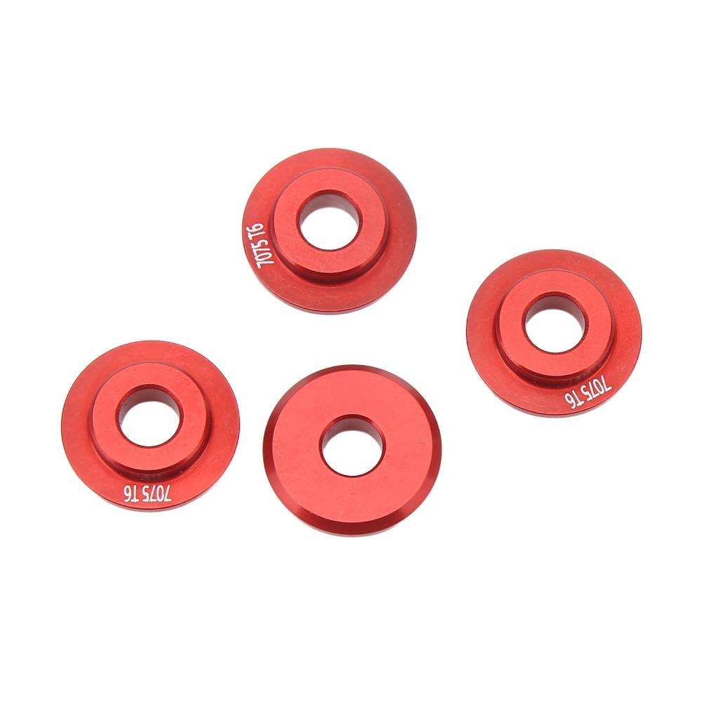 4Pcs/Set Aluminum Alloy Wheel Adapter Gasket for Traxxas UDR 1/7 RC Car For Off-Road Use