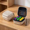 Durable 10ML Insulin Vial Storage Case Waterproof Dust-proof Essential Oil Case 9 Slots EVA Insulin Vial Protector Travel Use