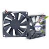 9025 8025 8015 6015 5015 12V 24V Sovutish Fani Cho'tkasiz Motor Korpus Sokin Nurli Chiroq Fan Shilliq Qurt Turbinali Puflagich Issiqlik Tarqatish