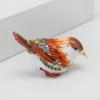 Bird Trinket Box Enamel Hinged Jewelry House Decor Container Case Rings Holder Organizer Display