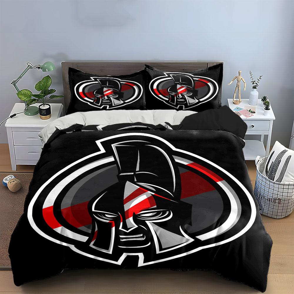 Helmeted warrior logo. Bedding sets Duvet cover sets Duvet covers Pillowcases(1*Duvet Cover 2*Pillowcases without duvet insert)