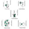 Медный Зеленый Растения Подвеска Браслет Шарм Шар Подходит Для Браслетов Сделай Сам Женские Украшения