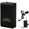 Karaoke Speech Speaker Lavalier Lapel Clip Mic System FM Transmitter Receiver Wireless Microphone