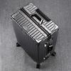 Vintage Aluminum Frame Spinner Luggage