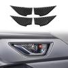Soft Carbon Fiber Inner Door Bowl Trim Panel Sticker For Subaru Crosstrek 23-24