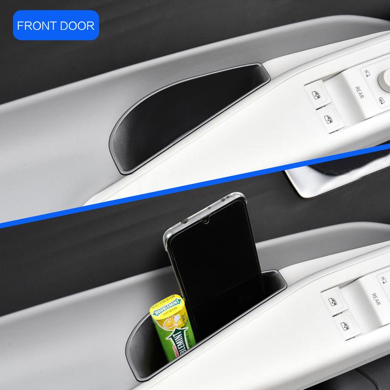 for VW ID.4 ID4 ID 4 Car Door Handle Storage Box Door Armrest Holder Tray Organizer Accessories Tidying