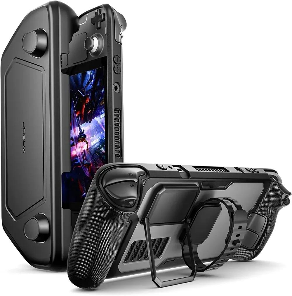 JSAUX ModCase для Steam Deck OLED Индивидуальный чехол Амортизирующий Защита от падений Модульные игровые аксессуары Съемная передняя панель Подарок