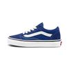 Canvas Low Top Kids Skate Shoes Blue Kids Sneaker VN0A4BUU2JO