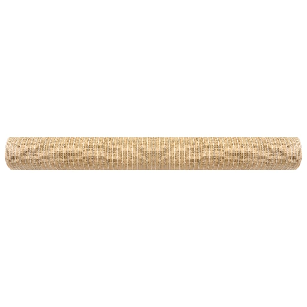 Privacy Screen Beige 1.5x25 m HDPE 195 g m²