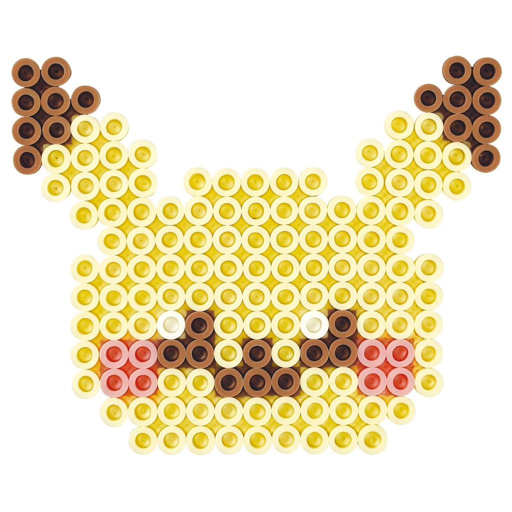 Набор бусин Kawada Perler Easy Character Beads, Pokémon Poké Pieces, Пикачу, от 5 лет, Термобусины, Игрушка, Хобби, 80-53547