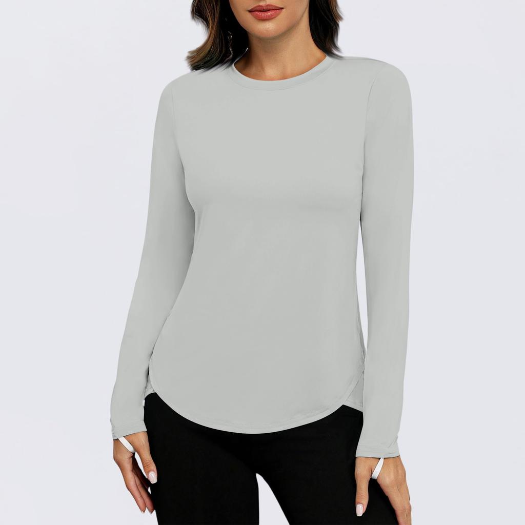 Женская рубашка Sunblock Ice Silk с длинным рукавом Upf 50+, легкая быстросохнущая футболка для походов