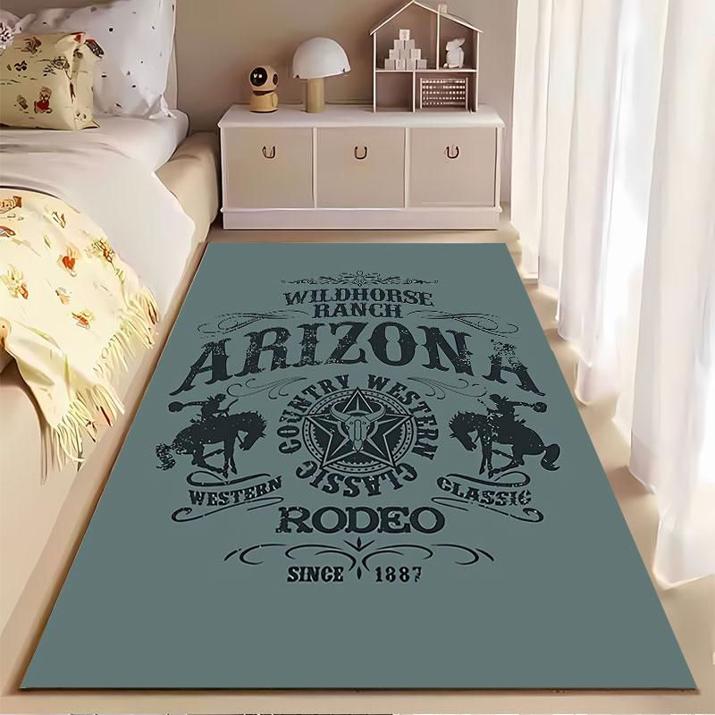 Arizona Western Rodeo Style suitable as a non-slip mat for the living room or bedroom sofa