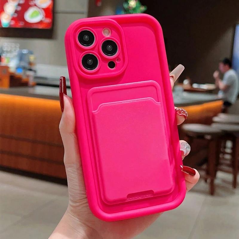 Роскошный силиконовый кошелек-чехол для телефона для iPhone 17 16 15 14 11 13 12 Pro Max Air 16E 16 15 Plus Слот для держателя карт Ударопрочный чехол
