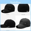 Simple Color Solid Middle Aged Warm Windproof Baseball Cap For Autumn Winter And