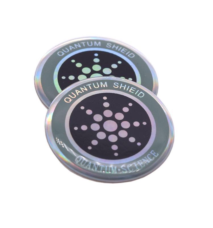 Наклейки для защиты от радиации Quantum Shield: Черные наклейки Tech Energy для мобильных телефонов