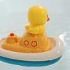 Lo&J KC сертифицированная игрушка-фонтан для ванны с уткой + сетка для ванной 5 режимов струи для игр с водой, корейские игрушки для ванны