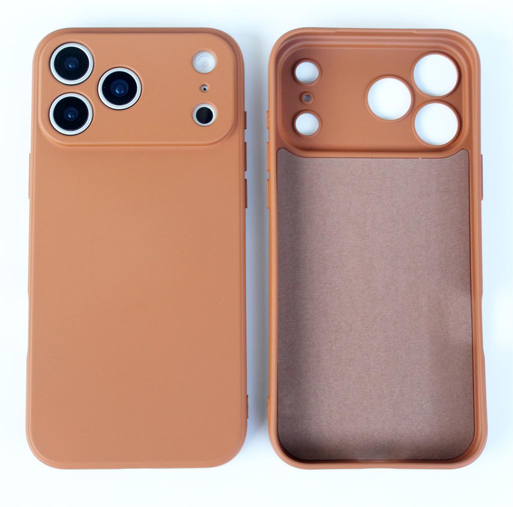 Для iPhone 17 Pro Max 17 Pro 17 Air силиконовая задняя крышка Защита объектива Чехол Противоударный Мягкий Простой Однотонный Чехол для телефона