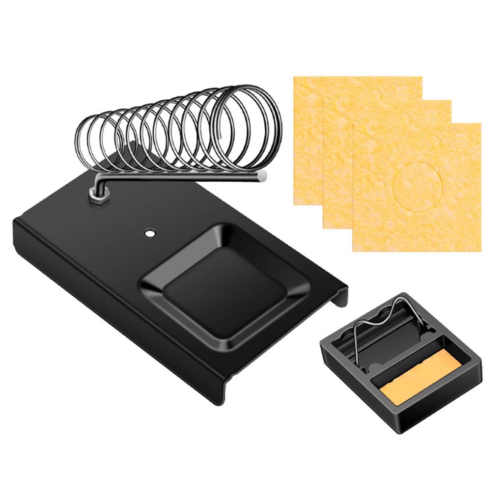 Подставка для паяльника Подставка для паяльника Пружинные держатели Поддержка припоя с чистящей губкой для ремонта электроники своими руками