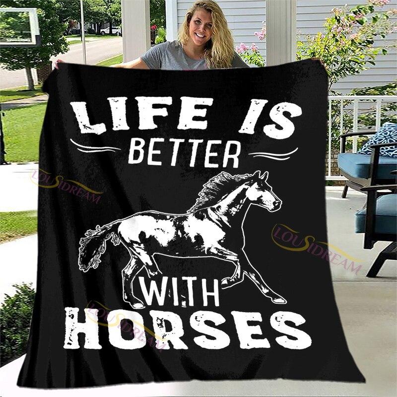 3D одеяло с скачущими лошадьми, фланелевое плюшевое одеяло для детей, одеяло из шерпа для девочек, пододеяльник для дивана, дорожное одеяло