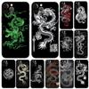 Design Chinese Dragon Phone Case for Iphone 5 5s 2020se 6 6s 7 8 Plus X 10 XR XS 11 12 13 Mini Pro MAX Black Tpu Back Cover