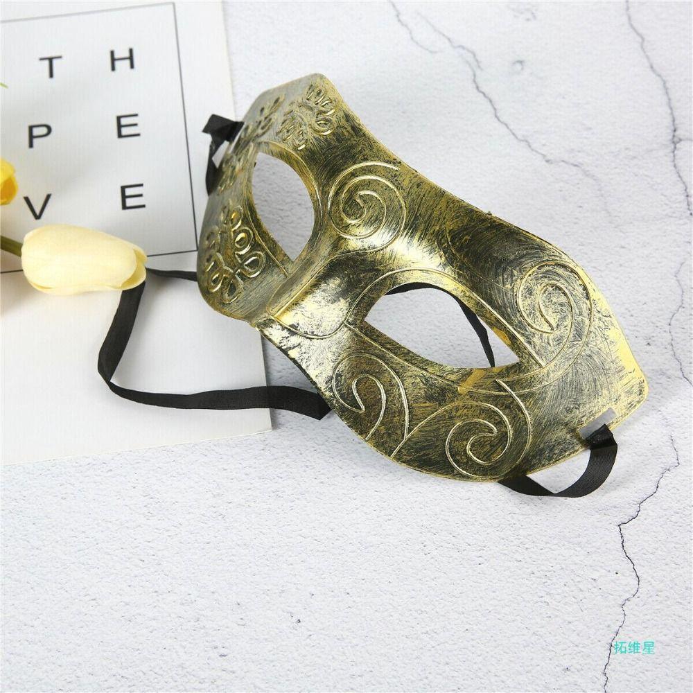 Eye Mask Halloween Mask Half Face Props Cosplay Mask Carnival Masquerade Mask Men