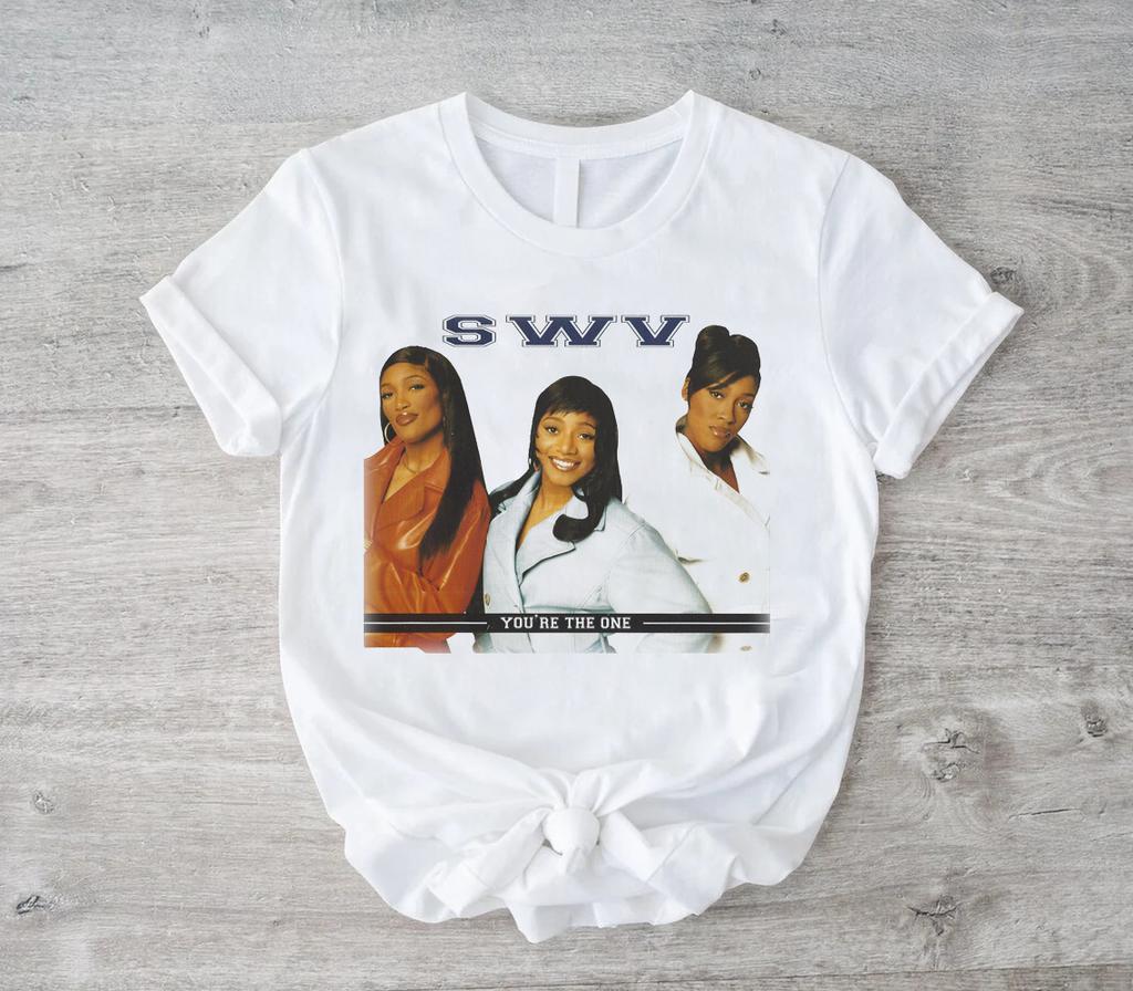 New SWV Band Gift For Fan Cotton White All Size Unisex T-Shirt GC548
