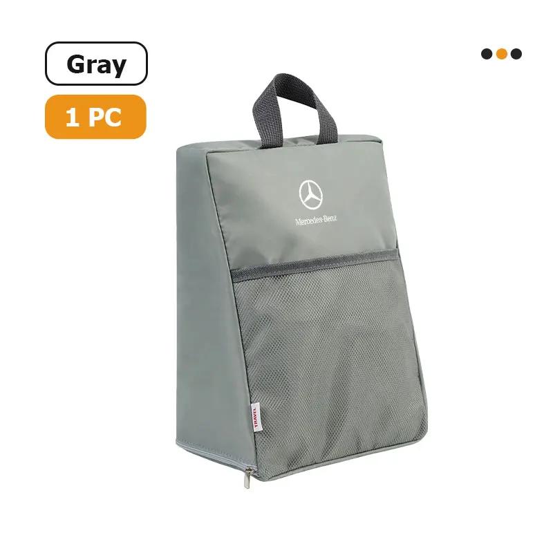 WVAVL1 Hot 2026 For Benz Car Travel Portable Shoe Bag Foldable Organizer Storage For Mercedes Benz CLK GLC W212 C200 C300 W203 W204 W20