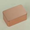 Solid Color Tin Box Square Empty Cans New Gift Jar  Cookie Container