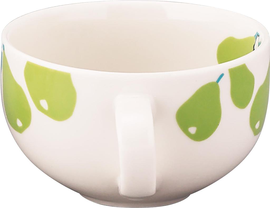 Yamaka Shoten MOOMIN (Moomin) [Hederma] Soup CupMug, 400ml, Diameter Approx. 11 X 7cm, Snufkin Design, Microwave Safe, Made In Japan, MM8203-36